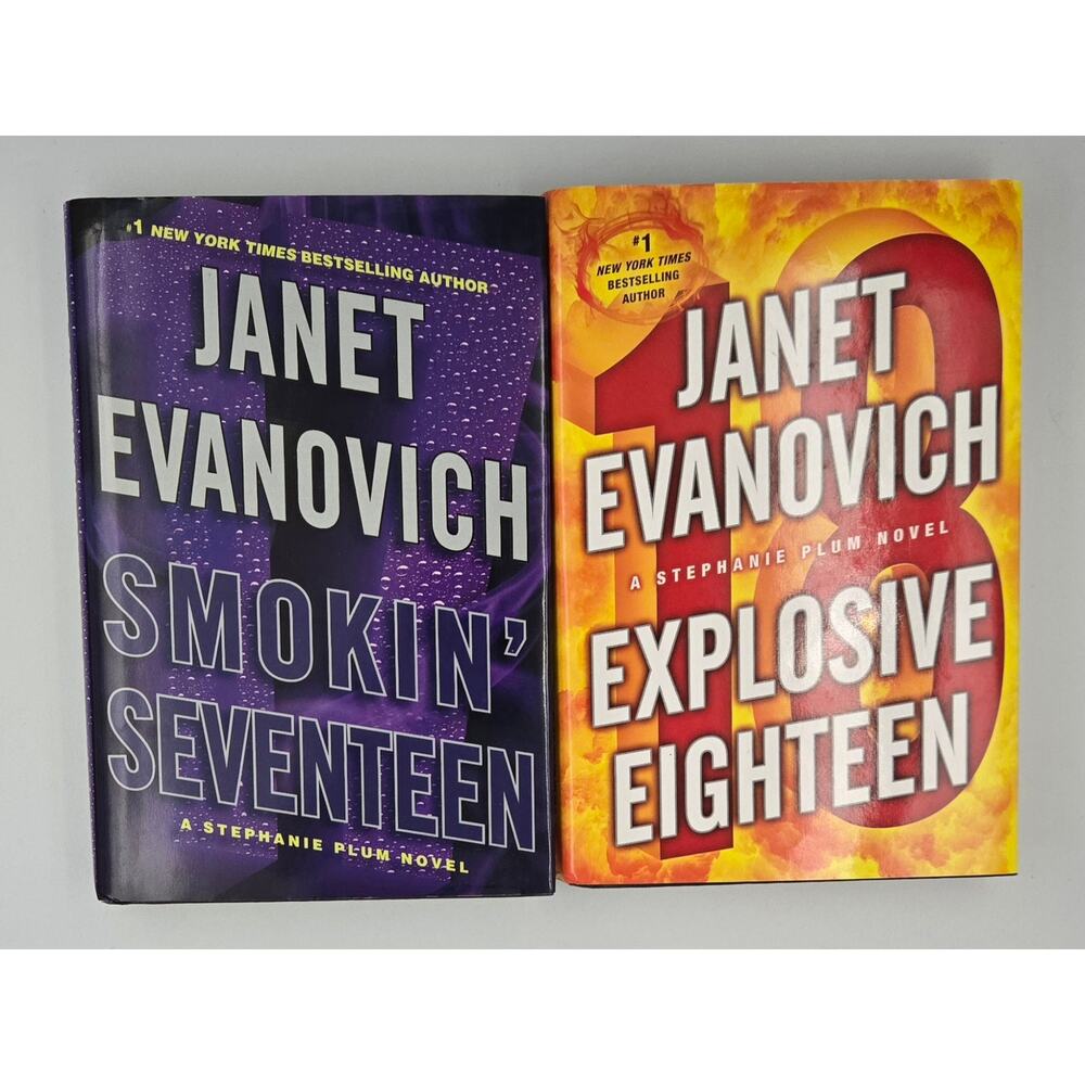 Smokin Seventeen and Explosive Eighteeen Stephanie Plum Books by Janet Evanovich